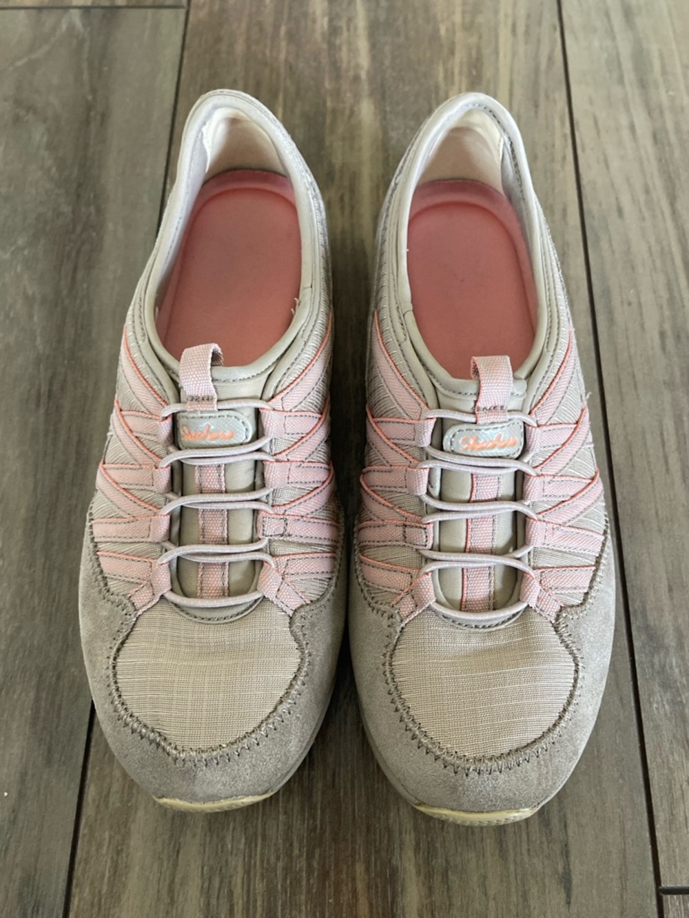 Skechers Sport Women's Conversations Fashion Sneaker Link & Beige size US 6.5 - Picture 3 of 10